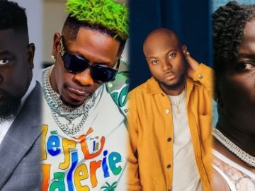 Shatta Wale, Sarkodie, Stonebwoy, King promise